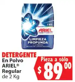 Casa Ley Ariel Detergente En Polvo Regular oferta
