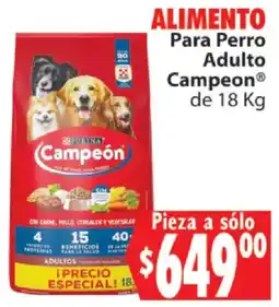Casa Ley Campeón Alimento Para Perro Adulto oferta