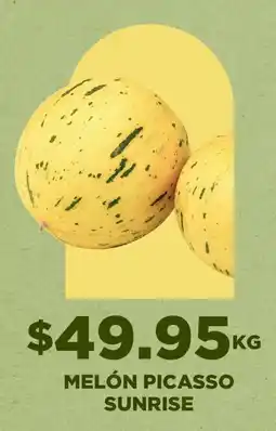 HEB melón picasso sunrise oferta