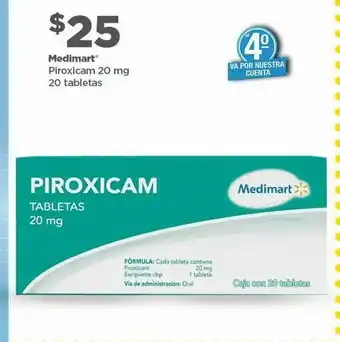 Bodega Aurrerá Medicamentos medimart piroxicam oferta