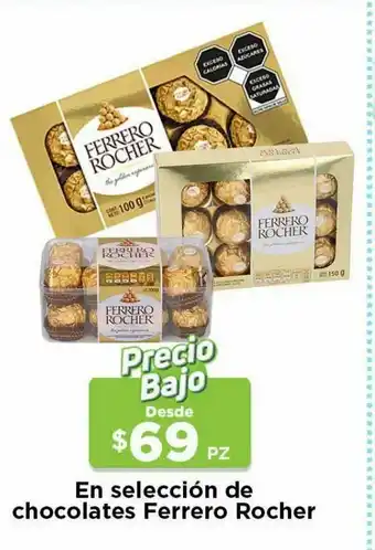 Variedad de chocolate ferrero rocher