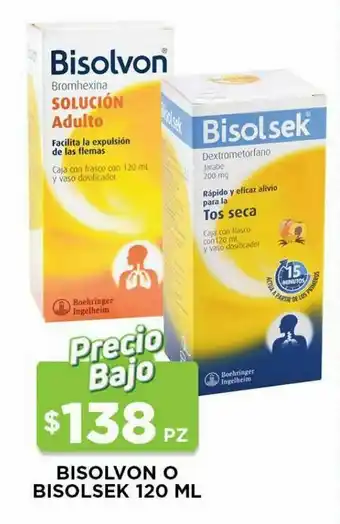 Bisolvon o bisolsek 120 ml