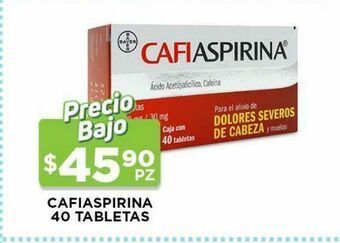 Bayer cafiaspirina analgésico 40 pz