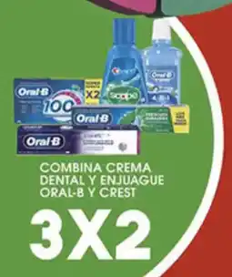 Alsuper oral-b crema dental y enjuague oferta