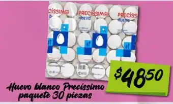 Soriana Mercado Precissimo huevo blanco oferta