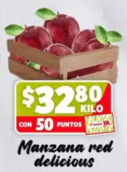 Soriana Mercado Manzana red delicious oferta