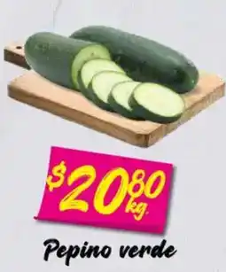 Soriana Mercado Pepino verde oferta