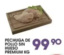 Alsuper Pechuga de pollo sin hueso premium kg oferta