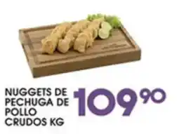 Alsuper nuggets de pechuga de pollo crudos kg oferta