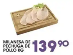 Alsuper milanesa de pechuga de pollo oferta