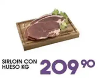 Alsuper Sirloin con hueso kg oferta