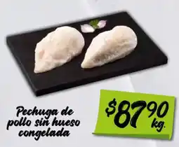 Soriana Mercado Pechuga de pollo sin hueso congelada oferta