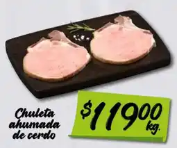 Soriana Mercado Chuleta ahumada de cerdo oferta