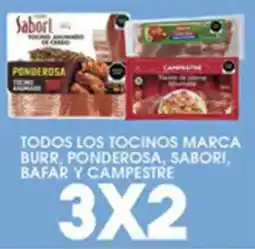 Alsuper Burr, Ponderosa, Sabori, Bafar y Campestre oferta