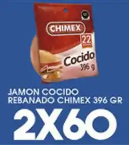 Alsuper Chimex jamon cocido rebanado oferta