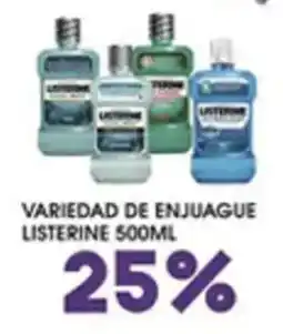 Alsuper Listerine variedad de enjuague oferta