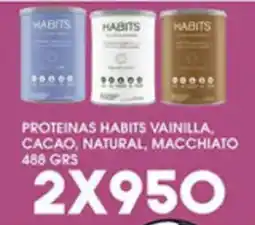 Alsuper habits proteinas vainilla, cacao, natural, macchiato oferta