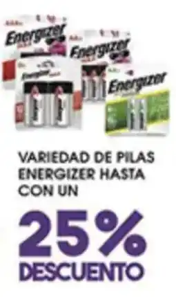 Alsuper Energizer variedad de pilas oferta