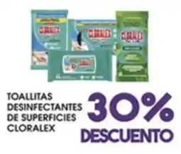 Alsuper Cloralex toallitas desinfectantes de superficies oferta