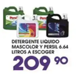 Alsuper Detergente liquido mascolor y persil oferta