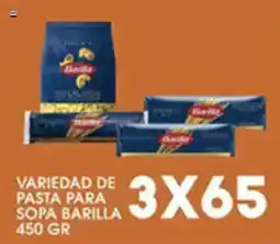 Alsuper barilla variedad de pasta para sopa oferta