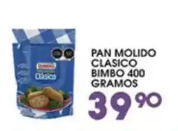 Alsuper Bimbo Pan Molido Clasico oferta