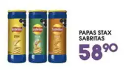 Alsuper Papas Stax Sabritas oferta