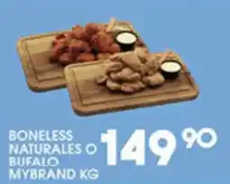 Alsuper Mybrand boneless naturales o buffalo oferta