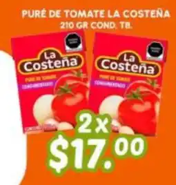 Guajardo La Costeña puré de tomate oferta