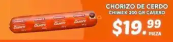 Guajardo Chimex chorizo de cerdo casero oferta