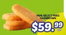 Guajardo Papa Select Fries Hashbrown oferta