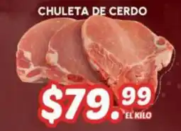 Guajardo chuleta de cerdo oferta