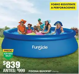 The Home Depot Funsicle Piscina Quickset oferta