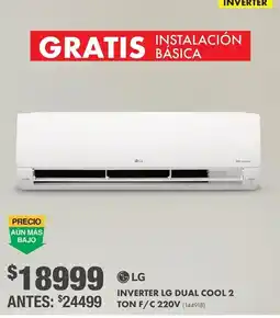 The Home Depot lg inverter lg dual cool 2 oferta