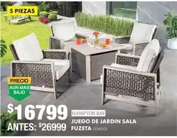 The Home Depot Hampton Bay Juego de Jardin Sala Fuzeta oferta