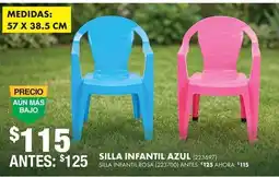 The Home Depot silla infantil azul oferta