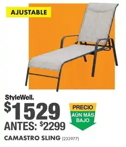 The Home Depot StyleWell camastro sling oferta