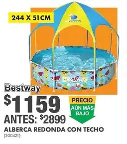 The Home Depot Bestway alberca redonda con techo oferta