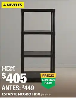 The Home Depot HDX estante negro oferta