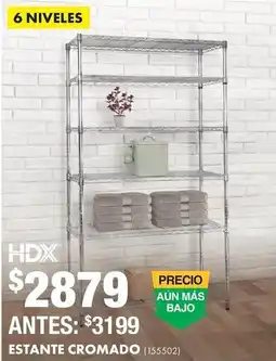 The Home Depot HDX ESTANTE CROMADO oferta
