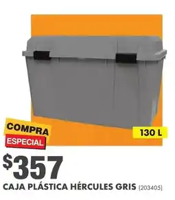 The Home Depot Hércules Caja Plástica Gris oferta