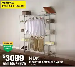 The Home Depot HDX CLOSET DE ACERO CROMADO oferta