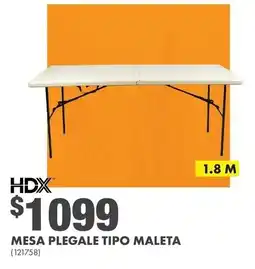 The Home Depot HDX mesa plegable tipo maleta oferta
