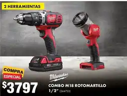 The Home Depot Milwaukee COMBO M18 ROTOMARTILLO 1/2" oferta