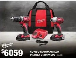 The Home Depot Milwaukee combo rotomartillo pistola de impacto oferta