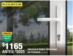 The Home Depot película para ventana de titanio oferta