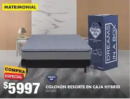 The Home Depot Spring Air Colchón Resorte En Caja Hybrid oferta