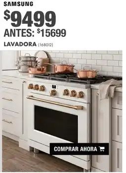 The Home Depot Samsung lavadora oferta