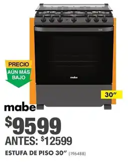 The Home Depot mabe estufa de piso oferta