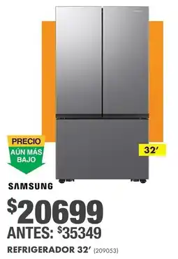 The Home Depot Samsung refrigerador 32' oferta